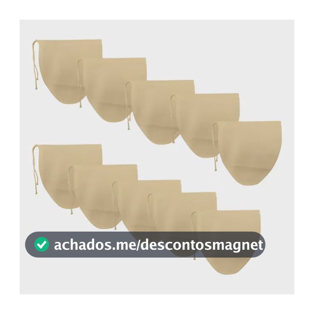 10 Coador De Pano Industrial Para Café Nacional Peneira