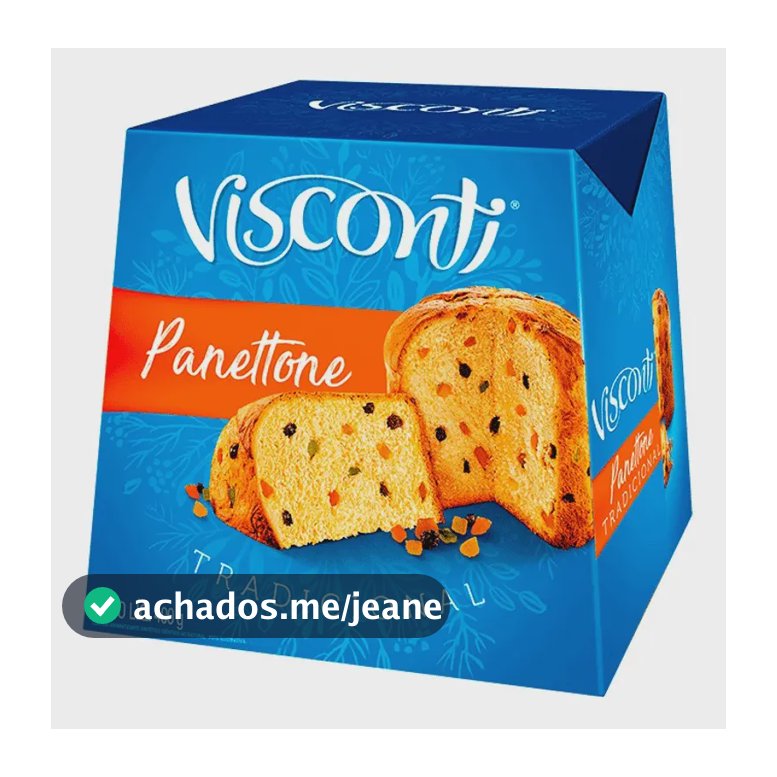 Panettone Tradicional Visconti Caixa 400g