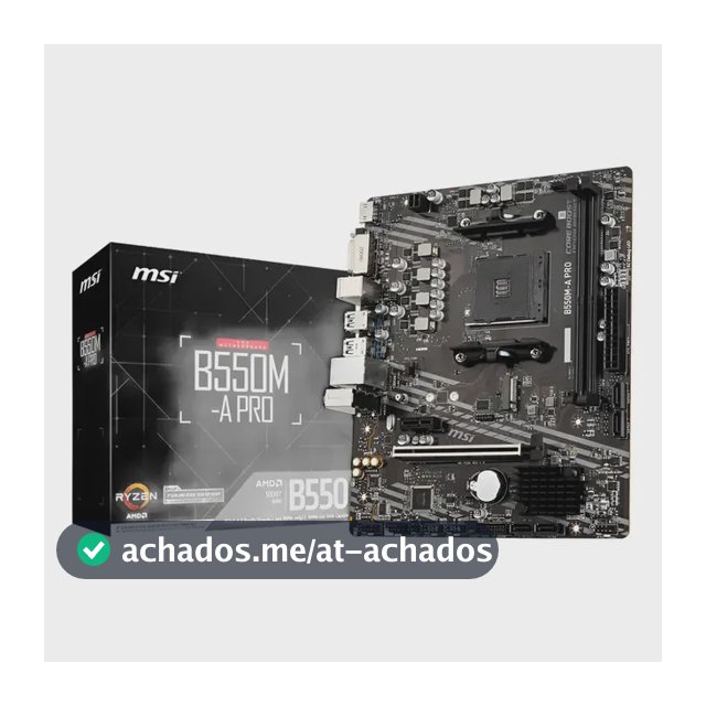 Placa-mãe Am4 Msi B550m A Pro Msi