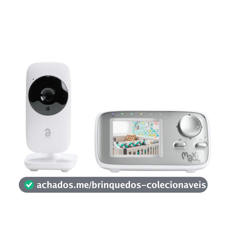 Babá Eletrônica Monitor 2.4 Sem Fio Zoom Baby On Maxi Baby