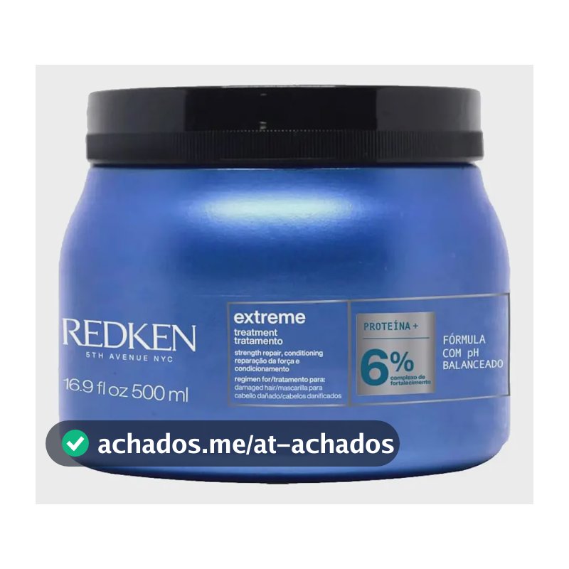 Máscara de tratamento reparação do cabelo danificado Extreme 500 Ml Redken