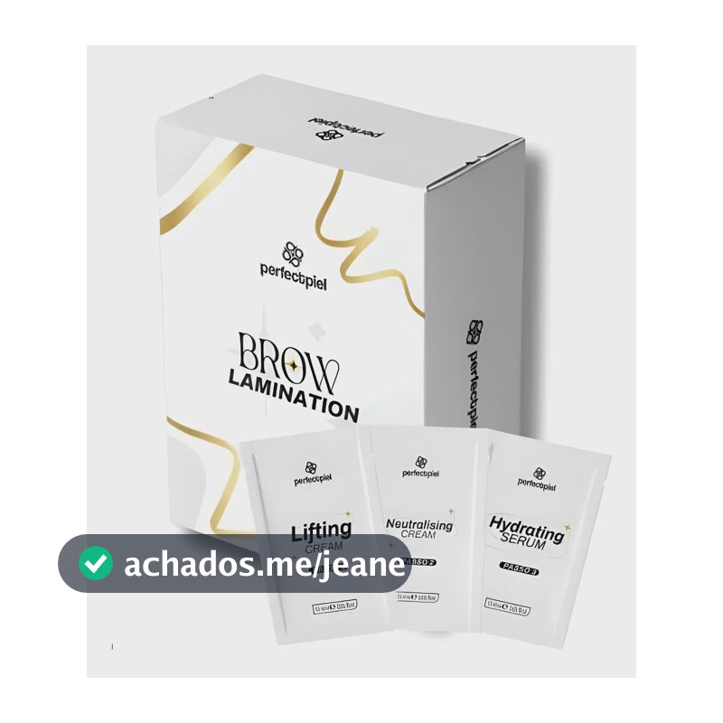 Kit Brow Lamination Passo 1 2 3 Sobrancelha Perfectpiel 1.5g