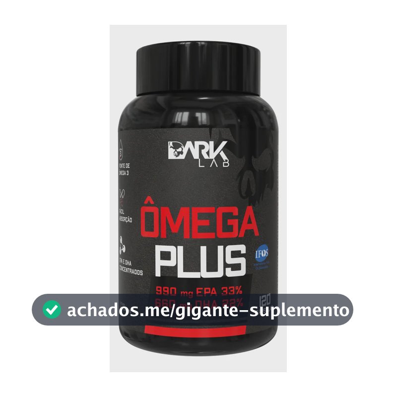 Omega Plus 120 Cápsulas Ômega 3 Dark Lab