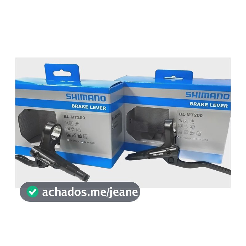 Par Manete De Freio Shimano Altus Bl-mt200 Direito Esquerdo Preto