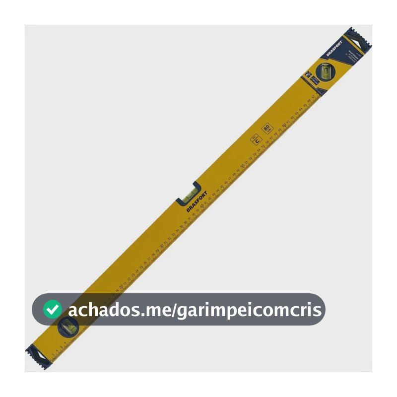 Nivel Base Magnetica Brasfort Aluminio Tubular 32'' 800mm