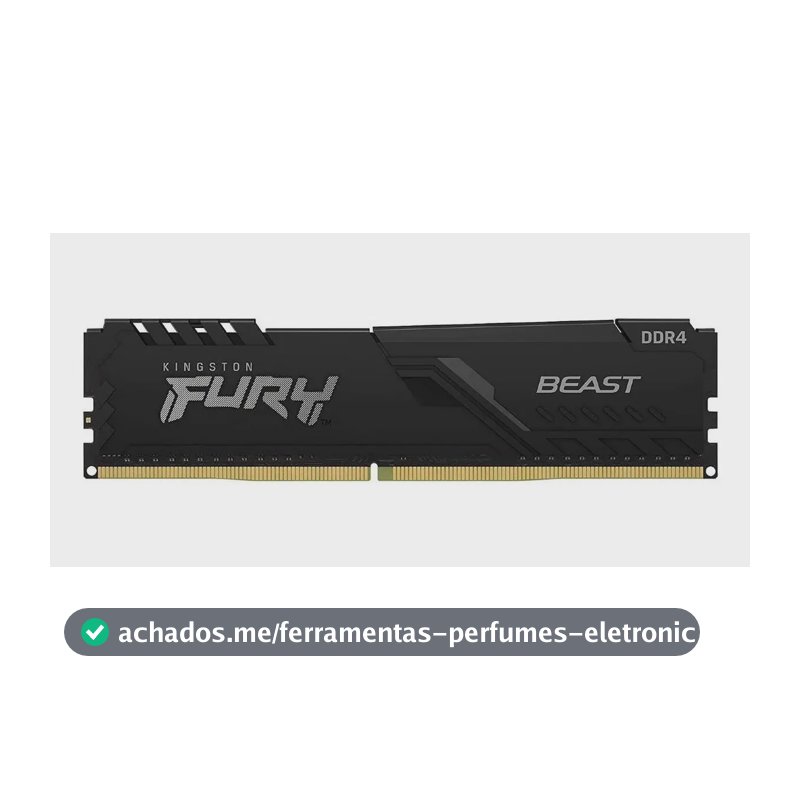 Memória Kingston De 8gb Dimm Ddr4 3200mh. Kf432c16bb/8