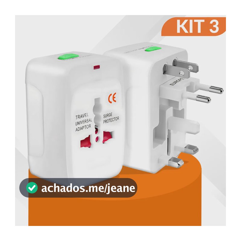 Adaptador Tomada Para Viagem Internacional