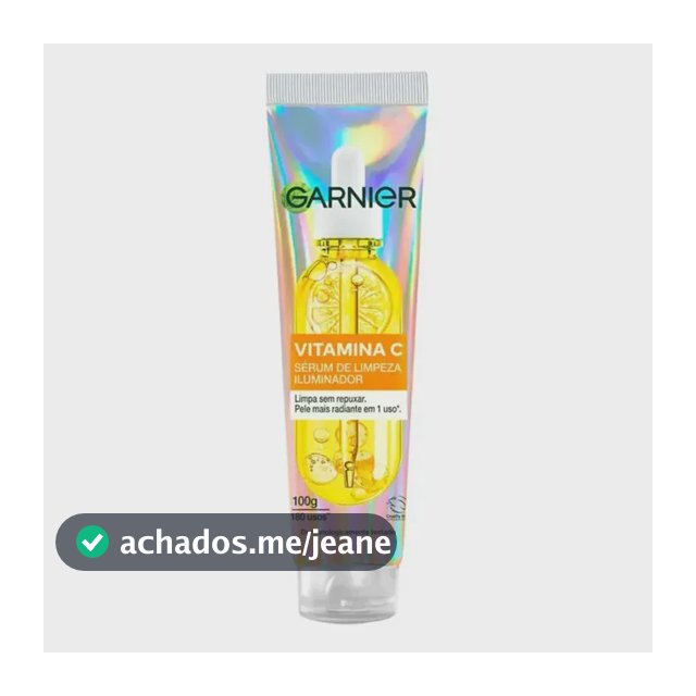 Garnier Sérum de Limpeza Facial Iluminador com Vitamina C, Antimarcas, Pele normal a oleosa, Serumnete 100G