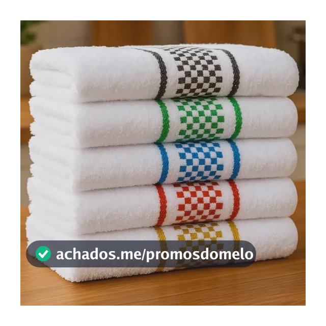 Kit 10 Pano De Prato Premium Atoalhado Grande 100% Algodão