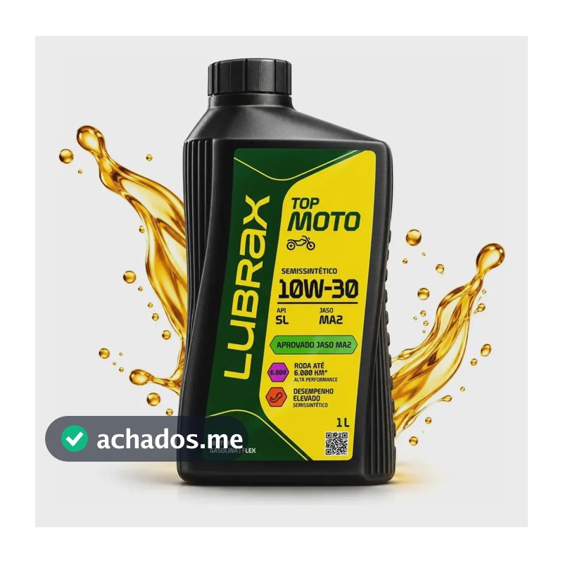 Oleo De Moto 4t Pro 10w30 Semi Lubrax 1 Litro