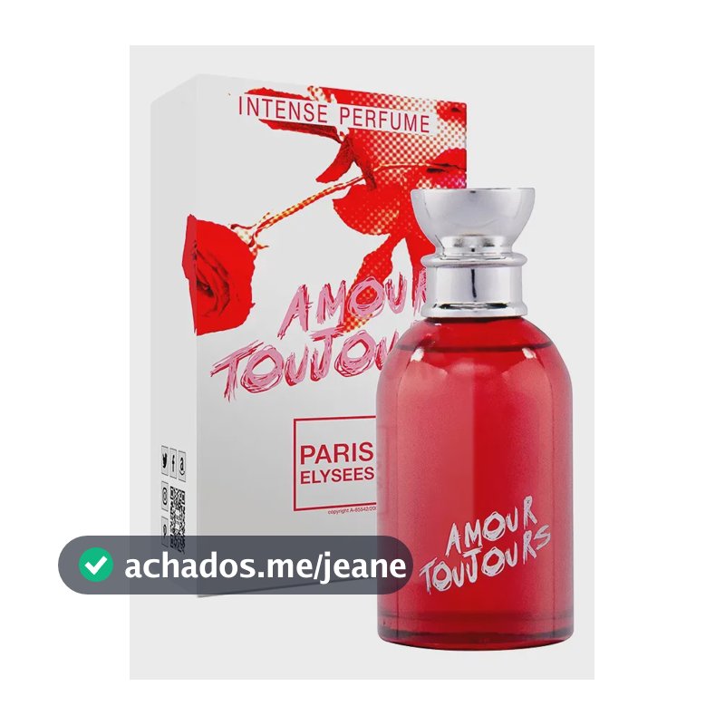 Perfume Amour Toujours Paris Elysees Feminino Intense 100ml