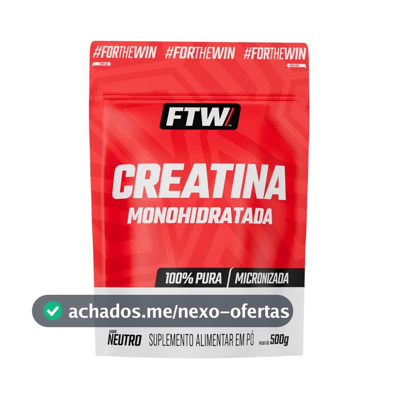 Creatina FTW em pó Sem sabor x 500g