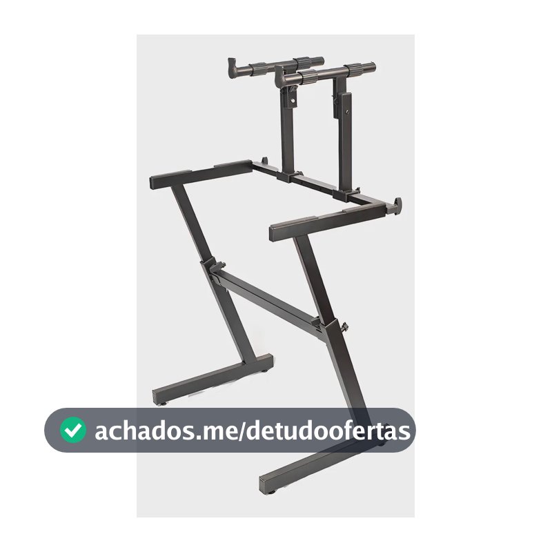 Suporte Saty Sz-50 Duplo Em Z Para Teclado