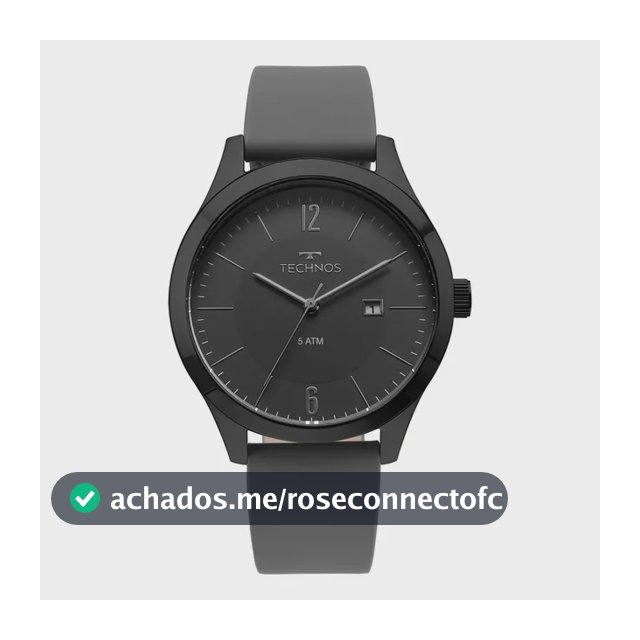 Relógio Masculino Technos Steel Cinza