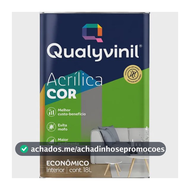 Tinta Antimofo Acrílica Econômica Qualyvinil