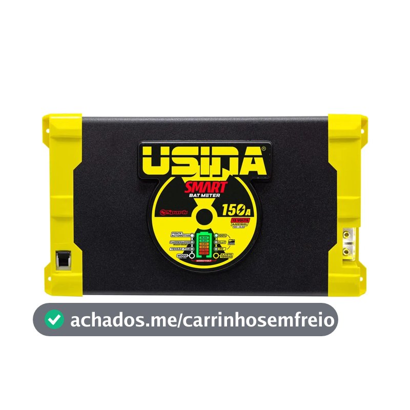 Fonte Usina Bat Meter 12v 150a Bivolt