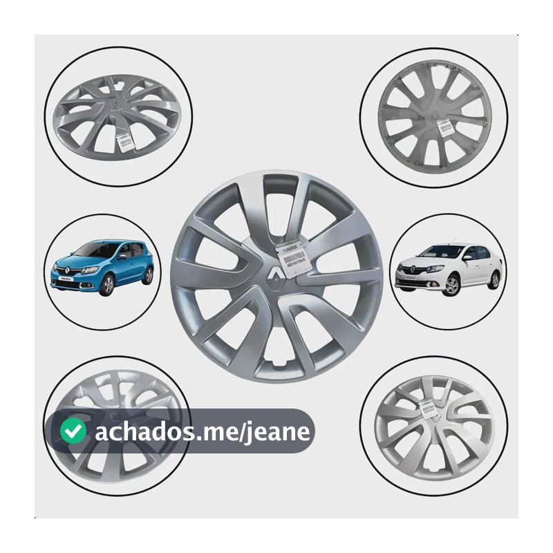 Calota Aro 15 - Sandero 2 2016 2017 2018