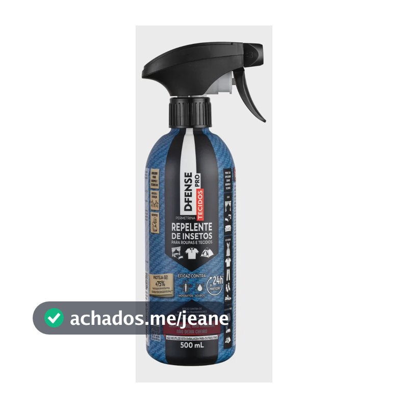 Repelente D-Fense Pro Tecidos 250ml 24h - Haxea