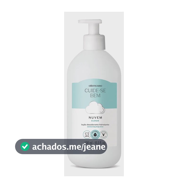 O Boticário Cuide-se Bem Nuvem Loção Corporal 400ml Fragrância Neutra