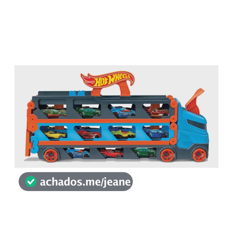 Porta Carros Hot Wheels - Speedway Hauler - Mattel Hgh33 Azul