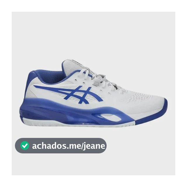 Tenis Asics Masculino Gel-resolution X All Court Branco/azul