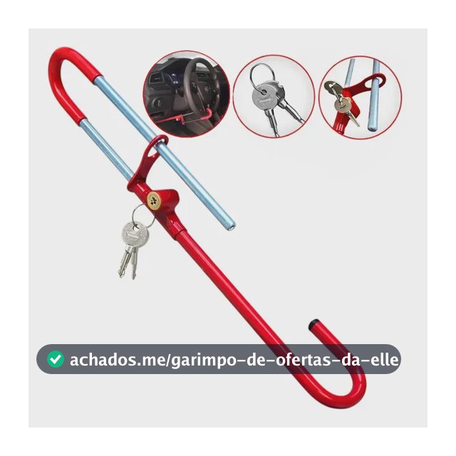 Trava Segurança De Carro Universal Antifurto Pedal Volante