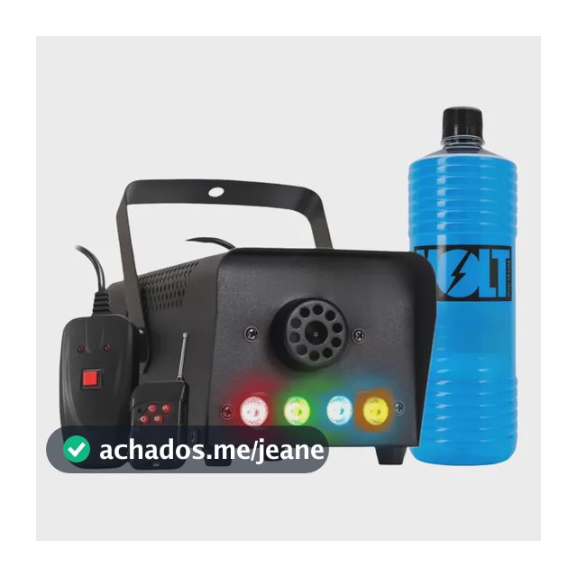 Maquina De Fumaça Leds Rgbw 2 Controles + 1 Fluido Dmx Luzes