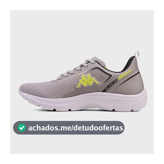 Tênis Kappa Run 200 Original Caminhada Academia
