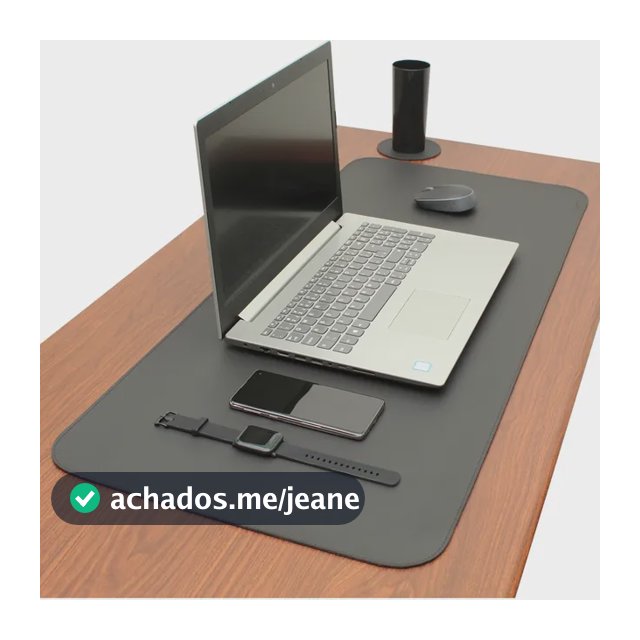Desk Pad Mouse Pad 90x45 Feroz Wf  Couro Sintético E Brinde