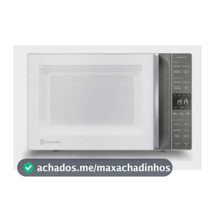 Micro-ondas Electrolux 36L Branco Efficient com Descongelamento Assistido ME36B