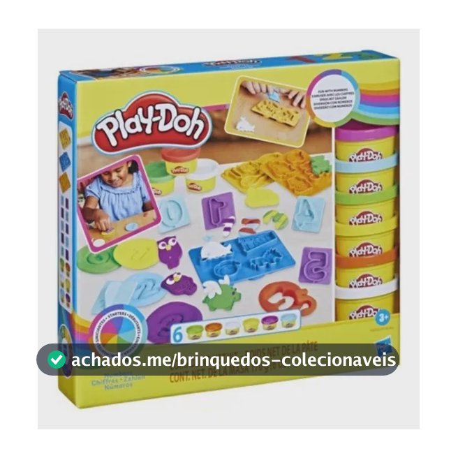 Massinha Play Doh Números - Hasbro E8533