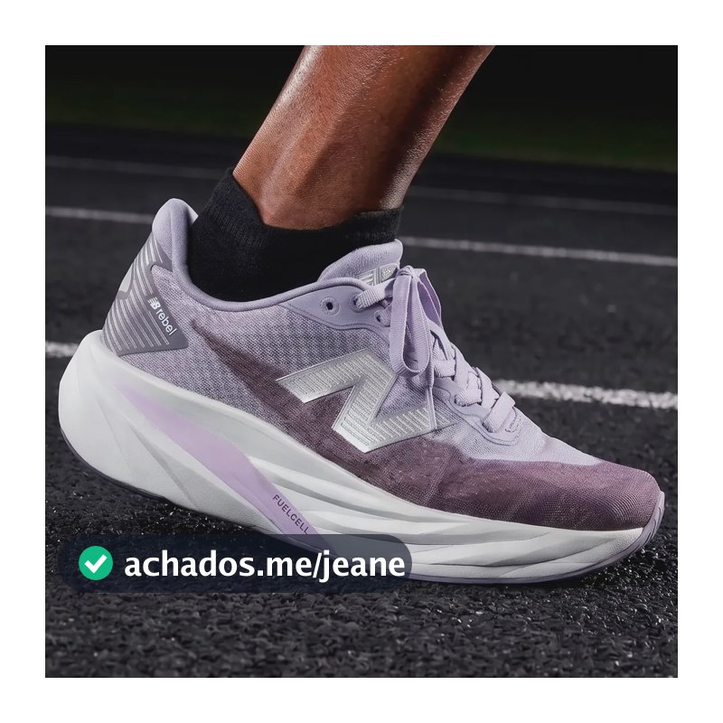 Tenis De Corrida Feminino New Balance Fuelcell Rebel V5 Roxo 37 Br