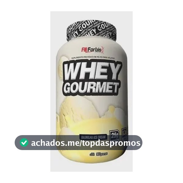 Whey Protein Gourmet 23g Proteínas Pote De 907g Sabor Baunilha FN Forbis