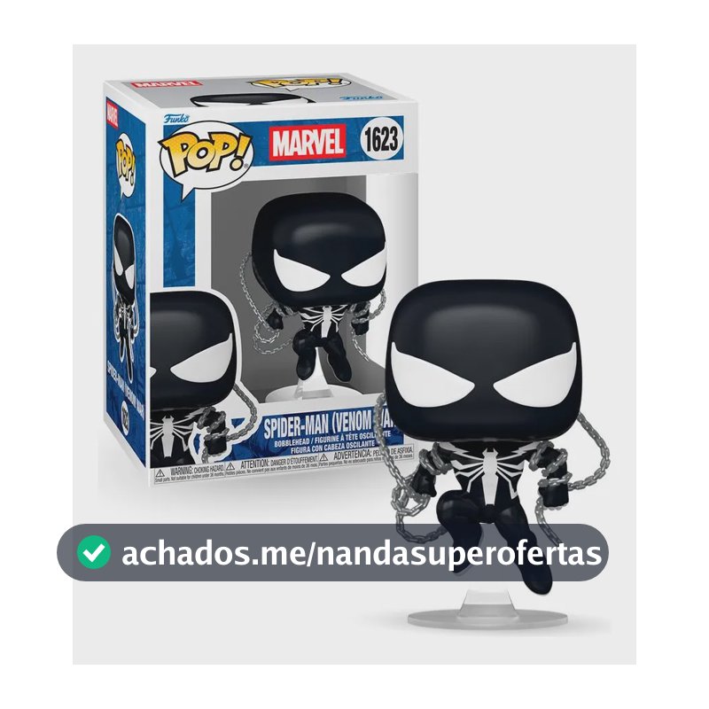 Boneco Funko Pop! Venom Homem-aranha Simbionte Com Correntes