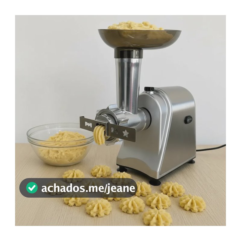 Máquina De Fazer Biscoito Moedor De Carne Faz Linguiça 220v/ X211