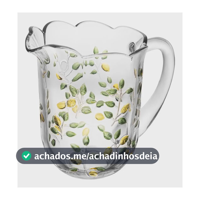 Jarra Siciliano Hand Painting 1,5l Cristal Ecológico - Lyor