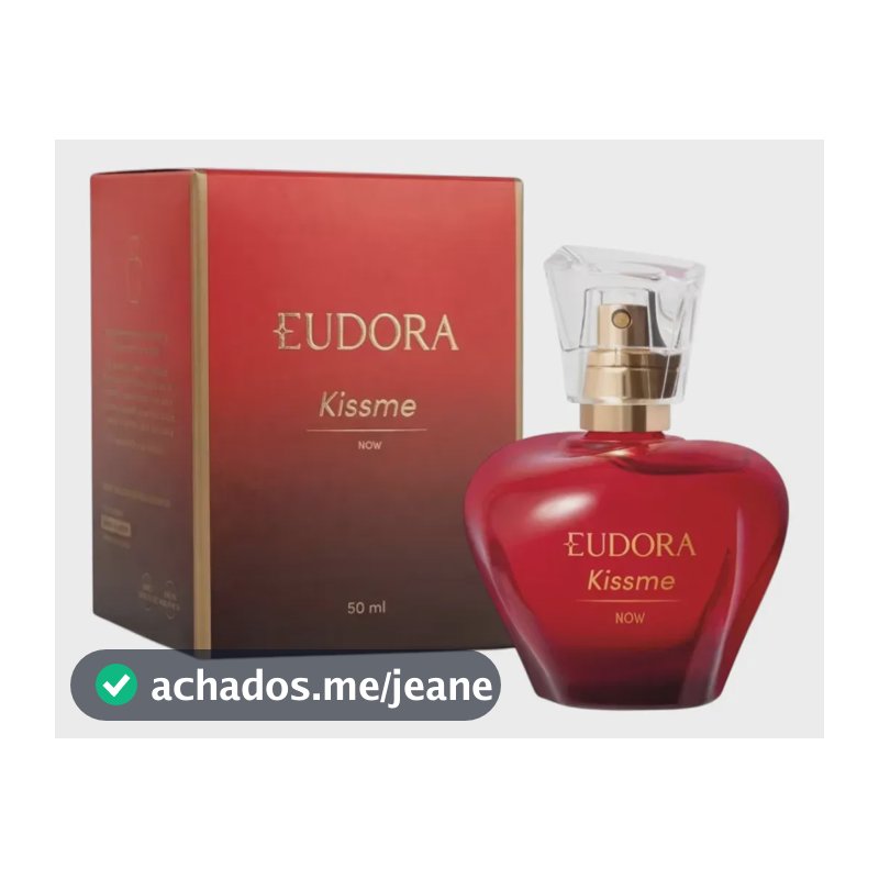 Perfume Feminino Eudora Kiss Me Now Colonia Floriental 50ml