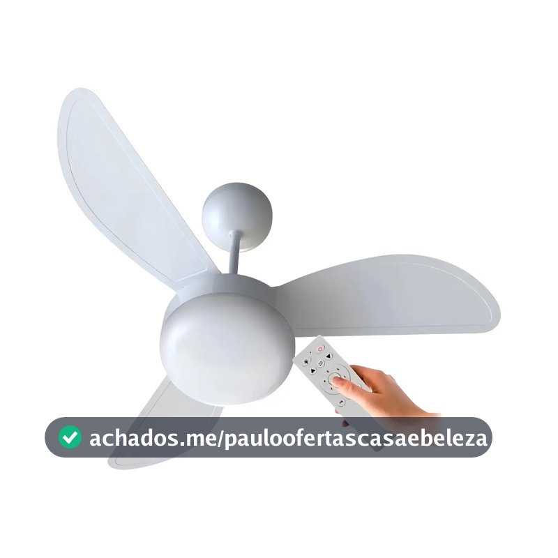 Ventilador De Teto C/ Controle 6 Vel. Fenix Ventisol