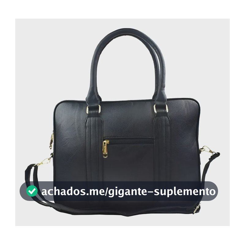 Bolsa Pasta Executiva Feminina Notebook Couro