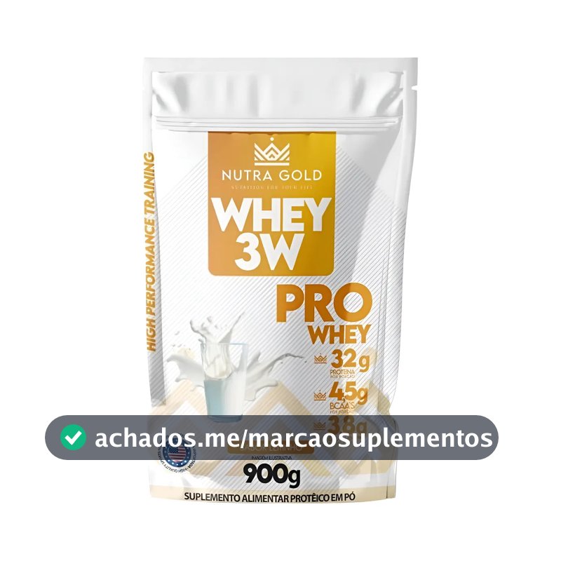 Whey Protein 3w Pro - Nutragold - Sabor Leitinho X 900g