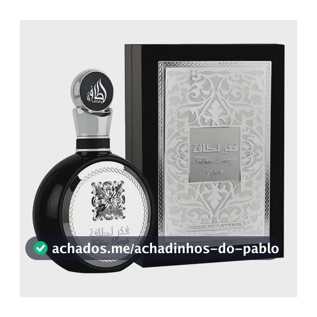 Perfume Lattafa Fakhar Black Masculino Eau de Parfum de 100ml