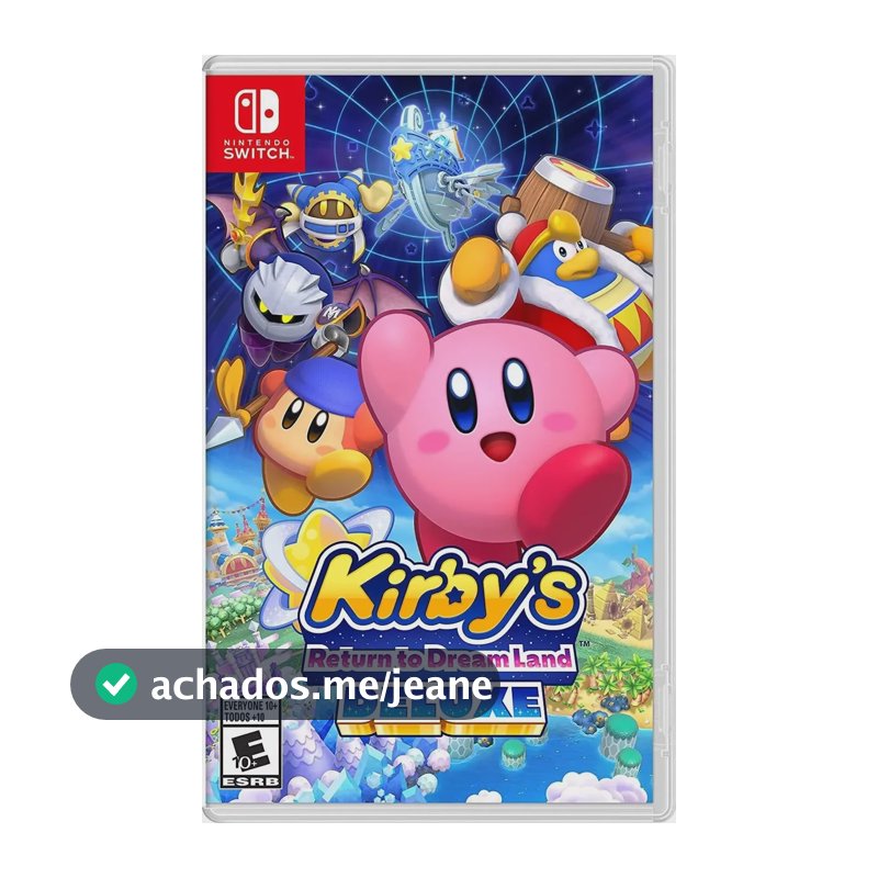 Kirby Return To Dream Land Deluxe Switch Midia Fisica