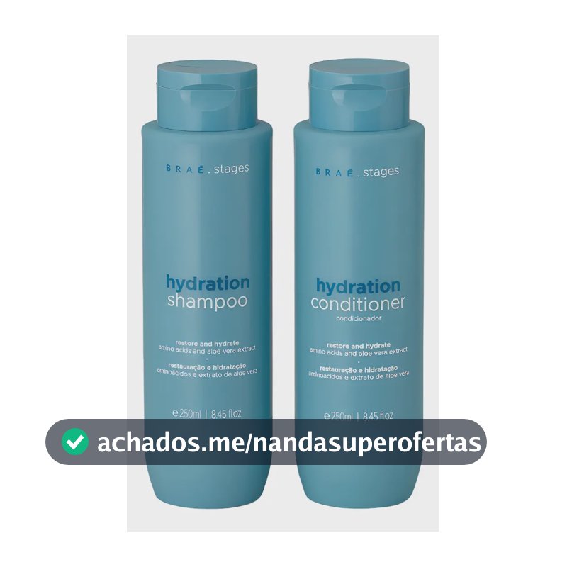 Kit Hidratação Braé Stages Shampoo + Condicionador Hydration
