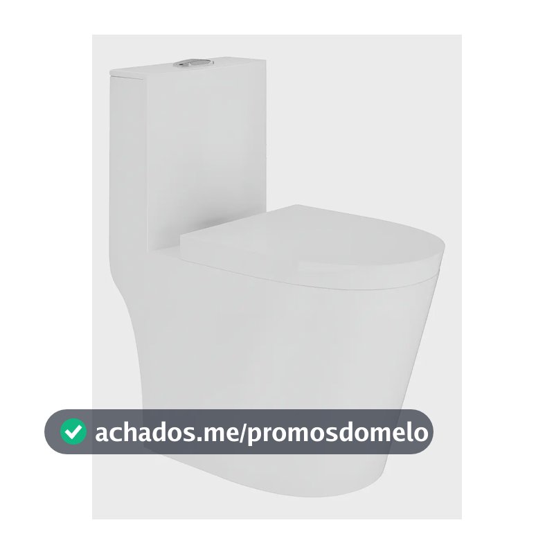 Vaso Sanitário Monobloco Caixa Acoplada Completo Privada Cor Branco Tubrax - VAB0003