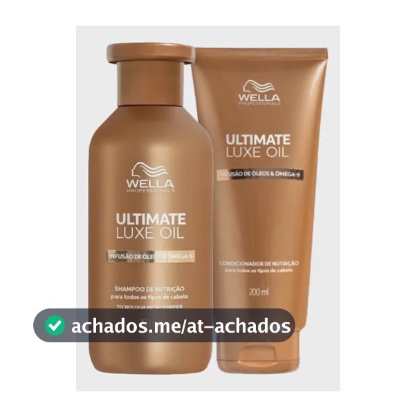 Kit Wella Professionals Ultimate Luxe Oil Duo Original