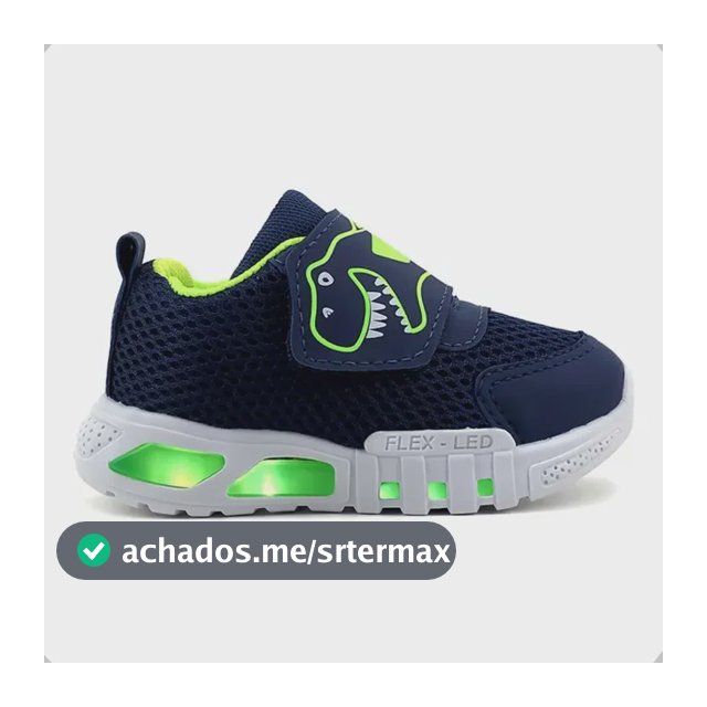 Tênis Infantil Masculino Com Luzes Led Promoção Top As328