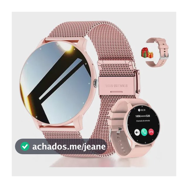 Smartwatch Feminino Relógio Inteligente Esportivo Original