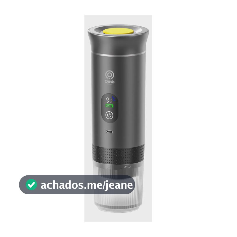 Máquina De Café Expresso Portátil Cafeteira Elétrica 3em 1 Cinza 127/220v