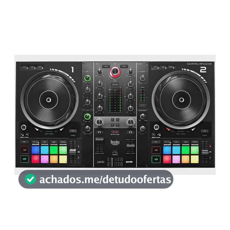 Controladora De Dj Hercules, Dj Control Inpulse 500 Preto