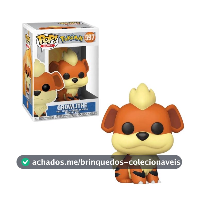 Boneco Funko Pop! Pokémon - Growlithe